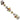 925 Sterling Silver Bracelet Oval Tourmaline Rhodolite Sapphire Gemstone 7 Inch