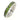 925 Sterling Silver Ring Round Chrome Diopside White Topaz Gemstone Jewelry 6.5