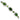 925 Sterling Silver Bracelet Oval Chrome Diopside 7x5mm Gemstone Jewelry 7inches