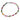 925 Sterling Silver Bracelet Oval Tourmaline Rhodolite Gemstone Jewelry 7.5in