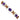 925 Sterling Silver Bracelet Oval Amethyst Citrine Peridot Gemstone Jewelry 7in