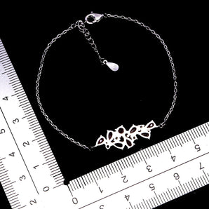 925 Sterling Silver Bracelet Pear Ruby 5x3mm Tanzanite Gemstone Jewelry 7.5in