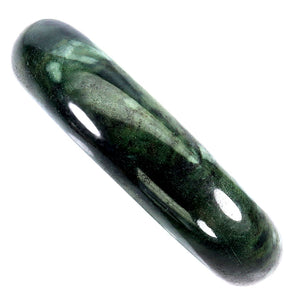 Bangle Jadeite Jade Myanmar 327.10ct 16x8mm Natural Handicraft Gemstone 6.2in