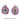 Clarity Enhanced Pear Black Opal 6x4mm Rhodolite 925 Sterling Silver Earrings
