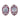 Unheated Round Blue Tanzanite 3mm Rhodolite Garnet 925 Sterling Silver Earrings