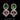 925 Sterling Silver Earrings Oval Black Opal Sapphire Garnet Gemstone Jewelry