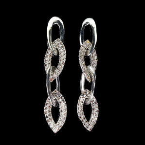 925 Sterling Silver Earrings Round Round Sapphire Natural Gemstone Jewelry