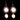 925 Sterling Silver Earrings Square Amethyst Pearl Flower Gemstone Jewelry