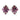 925 Sterling Silver Earrings Marquise Rhodolite Garnet Chrome Diopside Gemstone