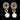 925 Sterling Silver Earrings Oval Citrine 7x5mm Mother Of Pearl Gemstone Jewelry