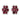 925 Sterling Silver Earrings Oval Rhodolite Garnet 4x3mm Gemstone Jewelry