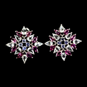 925 Sterling Silver Earrings Pear Aquamarine 5x3mm Tanzanite Gemstone Jewelry