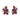 925 Sterling Silver Earrings Oval Rhodolite Chrome Diopside Gemstone Jewelry