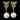 925 Sterling Silver Earrings Oval Emerald 7x5mm Pearl Ruby Sapphire Owl Gemstone