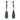 925 Sterling Silver Earrings Blue Sapphire Round Diamond Cut Gemstone Jewelry