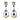 925 Sterling Silver Earrings Pear Amethyst 5x4mm Sapphire Gemstone Jewelry