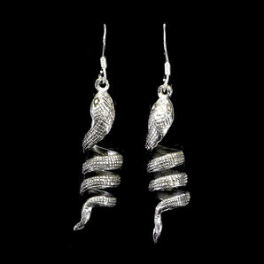 925 Sterling Silver Earrings Cobra Jewelry