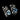925 Sterling Silver Earrings Trilliant Blue Topaz 6mm Spinel Gemstone Jewelry