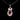 925 Sterling Silver Necklace Pear Ruby 12x8mm Natural Gemstone Jewelry 18in