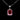925 Sterling Silver Necklace Octagon Ruby 8x6mm Ruby Diamond Cut Gemstone 18 Ins