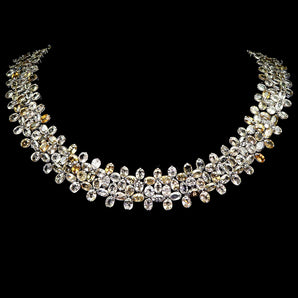 925 Sterling Silver Necklace Oval Zircon 6x4mm Handmade Gemstone Jewelry 17 Inch