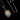 925 Sterling Silver Necklace Oval Fire Opal 8x6mm Sapphire Gemstone Jewelry 18in