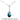 925 Sterling Silver Necklace Oval Black Opal 8x6mm Natural Gemstone Jewelry 17in