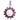 925 Sterling Silver Pendant Oval Rhodolite Garnet 5x3mm Pearl Gemstone Jewelry