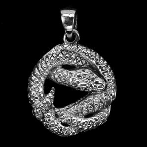 925 Sterling Silver Cobra Pendant