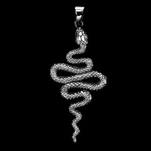 925 Sterling Silver Cobra Pendant