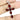 925 Sterling Silver Pendant Oval Mozambique Garnet 7x5mm Cross Gemstone Jewelry