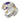 Unheated Pear Amethyst Sapphire Gems 925 Sterling Silver Cobra Ring Size 7.5