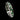 925 Sterling Silver Ring Round Emerald 3mm Natural Gemstone Jewelry Size 8