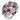 925 Sterling Silver Ring Oval Rhodolite Garnet Tanzanite Gemstone Jewelry Size 8