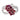 925 Sterling Silver Ring Round Rhodolite Garnet Topaz Gemstone Jewelry Size 9
