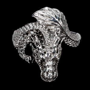 925 Sterling Silver Skull Ring Size 8