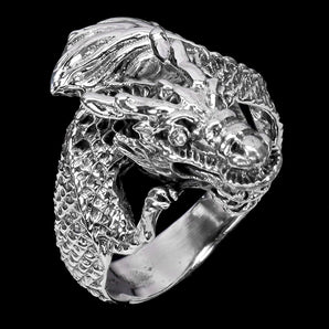 925 Sterling Silver Skull Ring Size 8