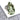 925 Sterling Silver Ring Pear Green Amethyst 28ct Rhodolite Handmade Gemstone 8