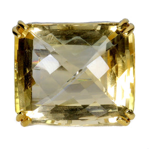 925 Sterling Silver Ring Antique Citrine 59ct Tanzanite Handmade Gemstone 8.5