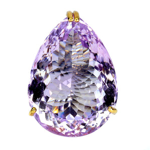 925 Sterling Silver Ring Pear Amethyst 97ct Citrine Handmade Gemstone Jewelry 8