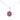 Heated Oval Red Ruby 5x4mm White Topaz 925 Sterling Silver Necklace 18 Inches